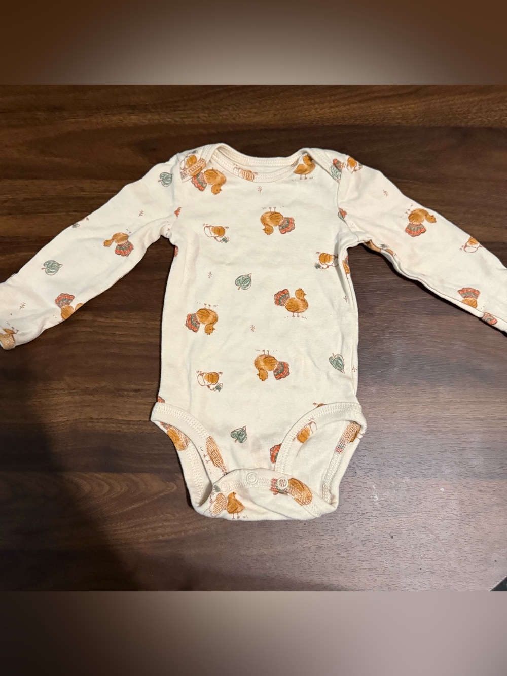 ✨2/$6✨ Baby boy thanksgiving onesie